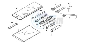 TRX500FE drawing TOOLS