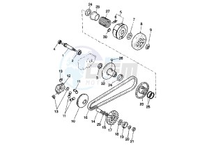 BW'S ORIGINAL 50 drawing CLUTCH