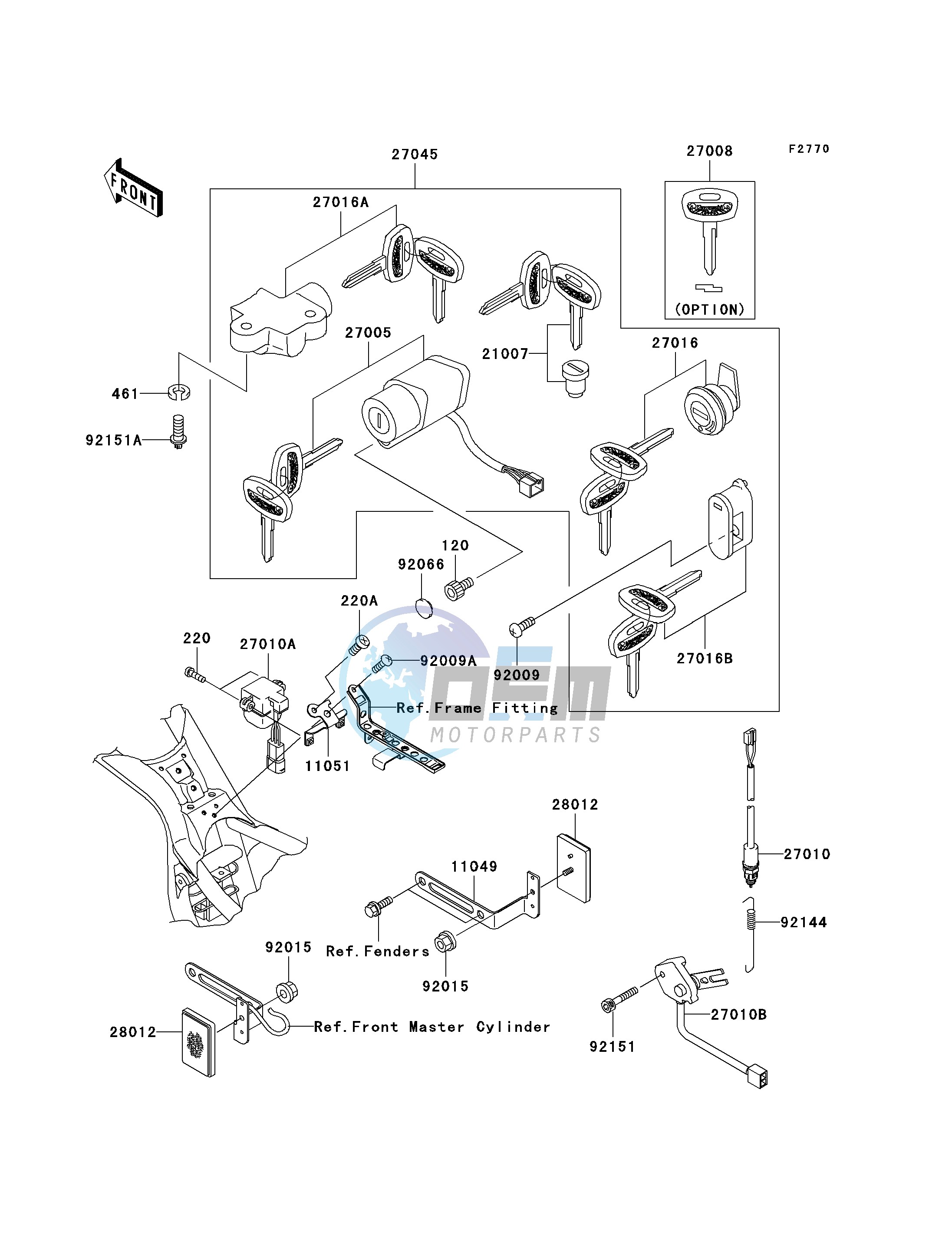 IGNITION SWITCH_LOCKS_REFLECTORS