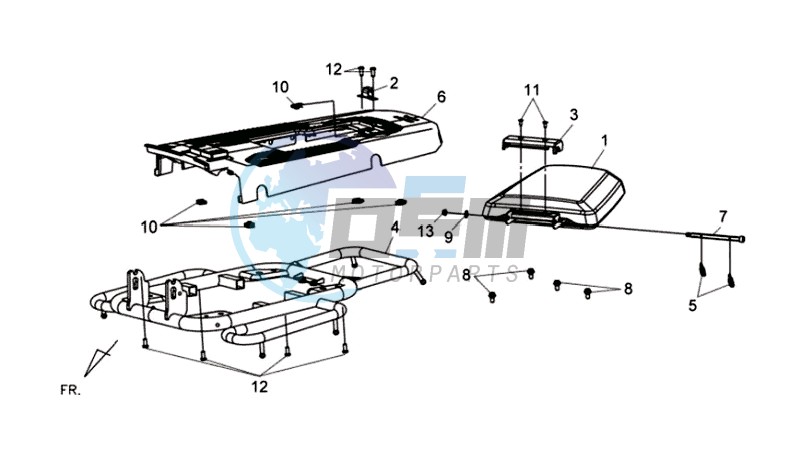 REAR LUGGAGE FRAME