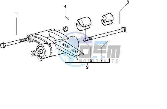 Swinging arm