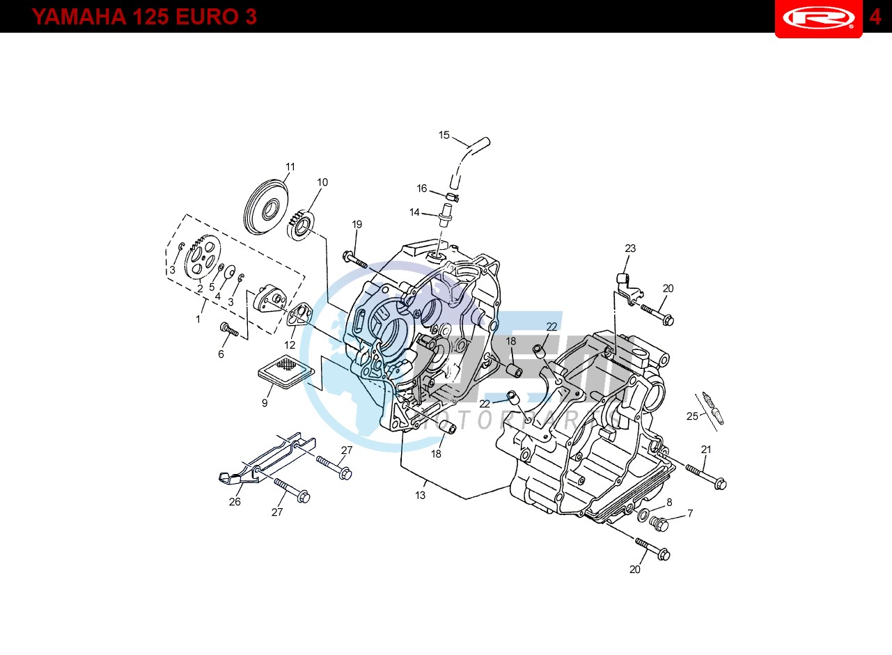 T04  CRANKCASE