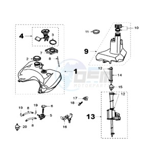 FIGHT RMO drawing TANK AND FUEL PUMP