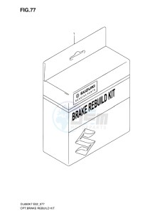 DL 650 V-STROM EU-UK drawing BRAKE REBUILD KIT