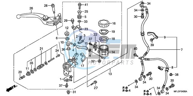 FR. BRAKE MASTER CYLINDER (CBR600RR)