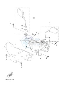 YN50 NEO'S (2APB) drawing COWLING 1