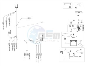 RSV4 1000 RR E4 ABS (EMEA) drawing Rear electrical system