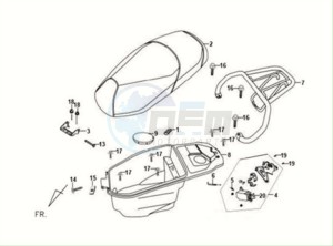 FIDDLE II 125S drawing HELMET BOX