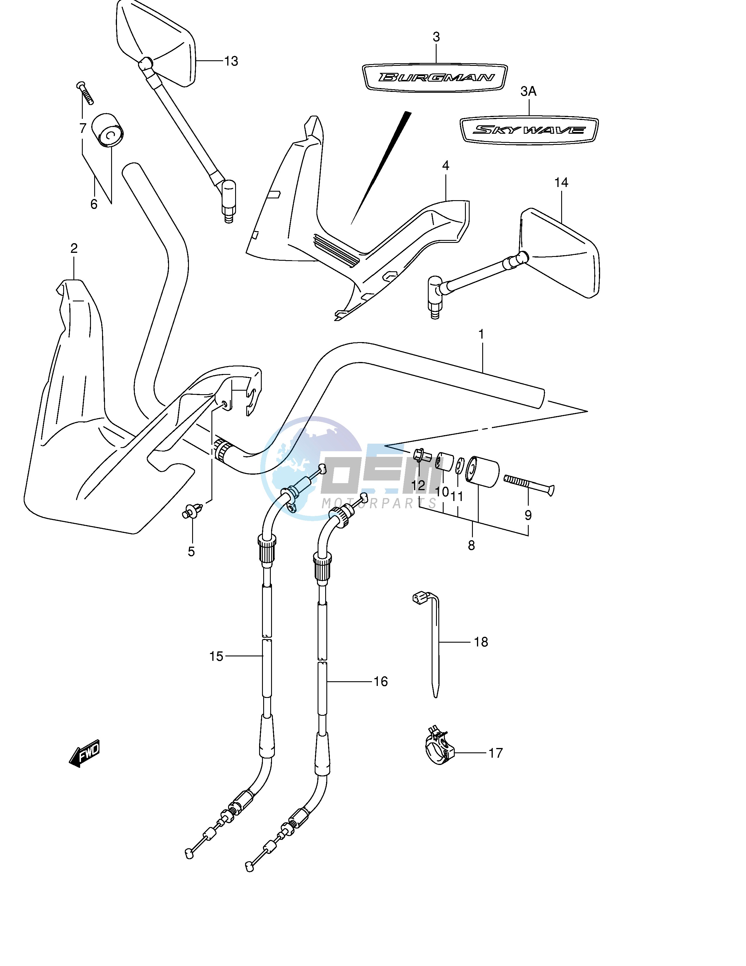 HANDLEBAR (MODEL K3)