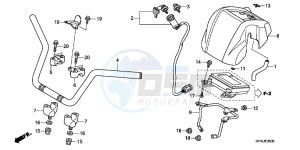 TRX420FEC drawing HANDLE PIPE