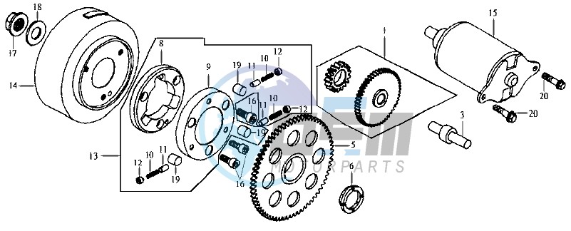 STARTER CLUTCH