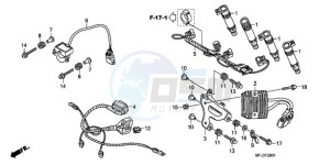 CBR600RA9 Europe Direct - (ED / ABS) drawing SUB HARNESS