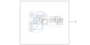 ST1300A9 CH / ABS MME - (CH / ABS MME) drawing QUARTET HARNESS