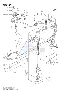 DL650 (E3) V-Strom drawing REAR MASTER CYLINDER (DL650AL1 E28)