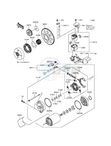 VULCAN 900 CUSTOM VN900CDF GB XX (EU ME A(FRICA) drawing Starter Motor