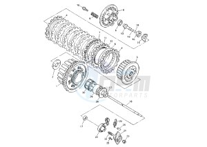 FZS FAZER (FZS600S) 600 drawing CLUTCH