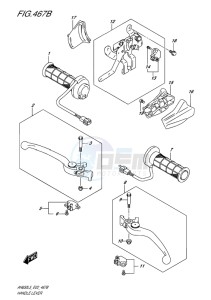 AN650Z ABS BURGMAN EXECUTIVE EU drawing HANDLE LEVER