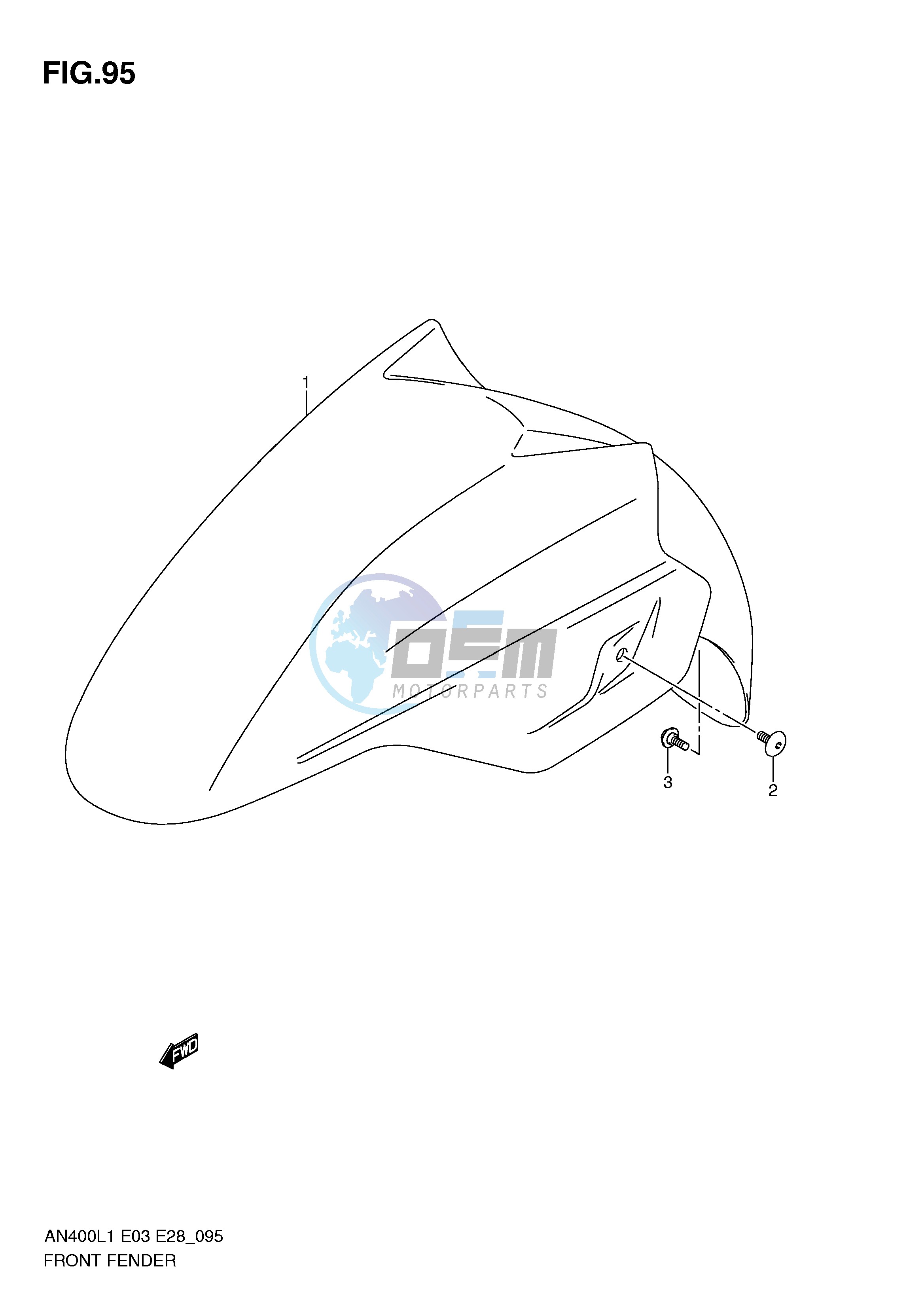 FRONT FENDER (AN400L1 E3)