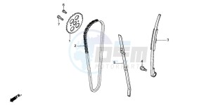 CH125 SPACY 125 drawing CAM CHAIN/TENSIONER