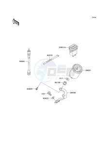 KAF 950 C [MULE 3010 TRANS4X4 DIESEL] (C7F) C7F drawing METER-- S- -