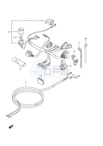 DF 9.9A drawing Harness - w/Remote Control