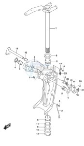 DF 300AP drawing Swivel Bracket