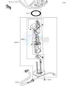 Z1000 ABS ZR1000GGF FR GB XX (EU ME A(FRICA) drawing Fuel Pump