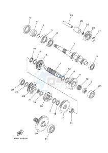 YXM700ES YXM70VPSG VIKING EPS SPECIAL EDITION (B42B) drawing TRANSMISSION