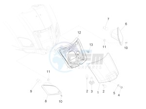 GTS 300 IE ABS E4 (APAC) drawing Rear headlamps - Turn signal lamps