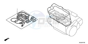 CBF1000FC CBF1000F E drawing GASKET KIT A