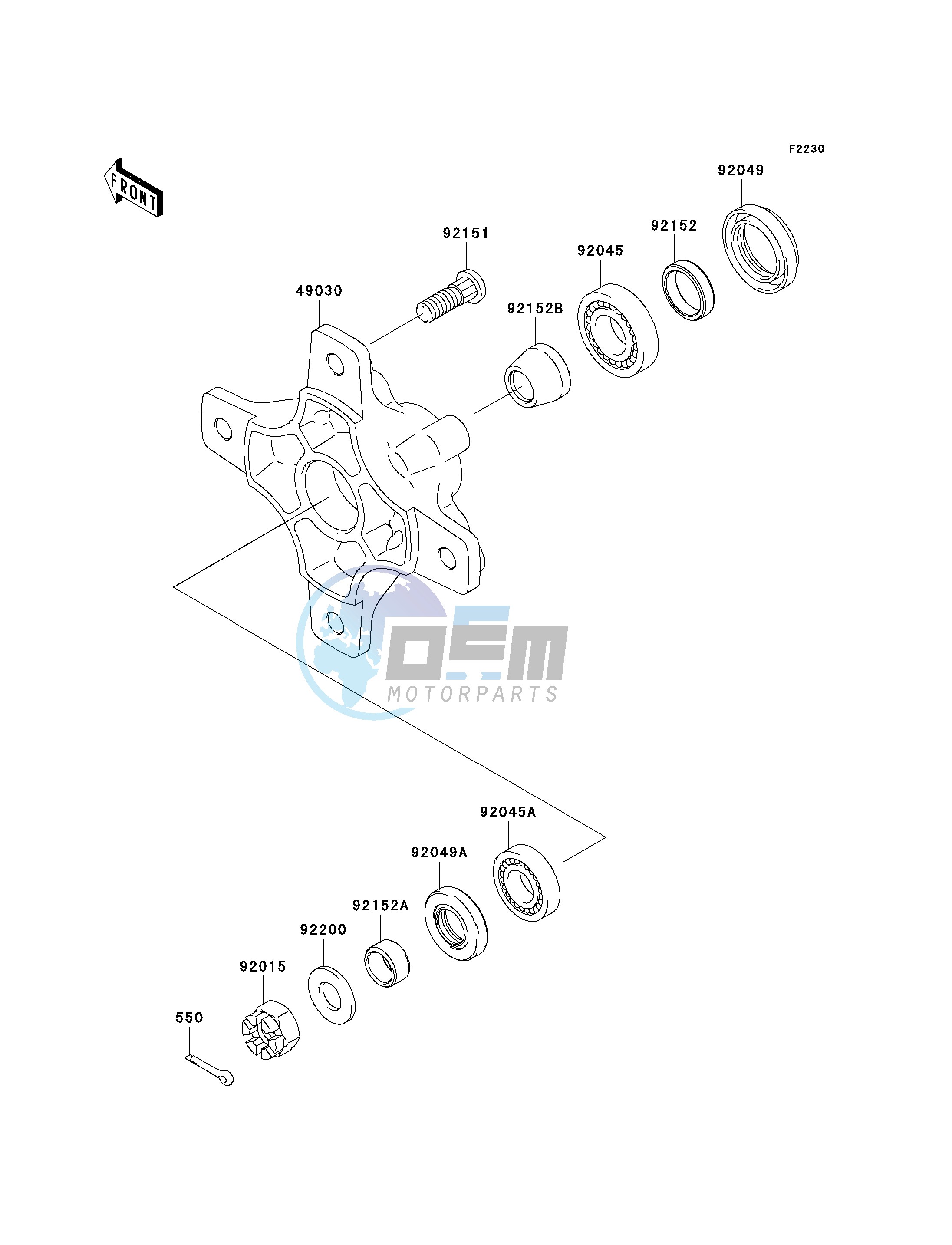 FRONT HUB