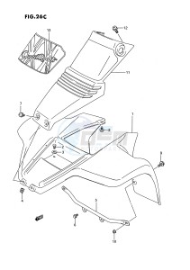 LT80 (P3) drawing FRONT FENDER (MODEL S)