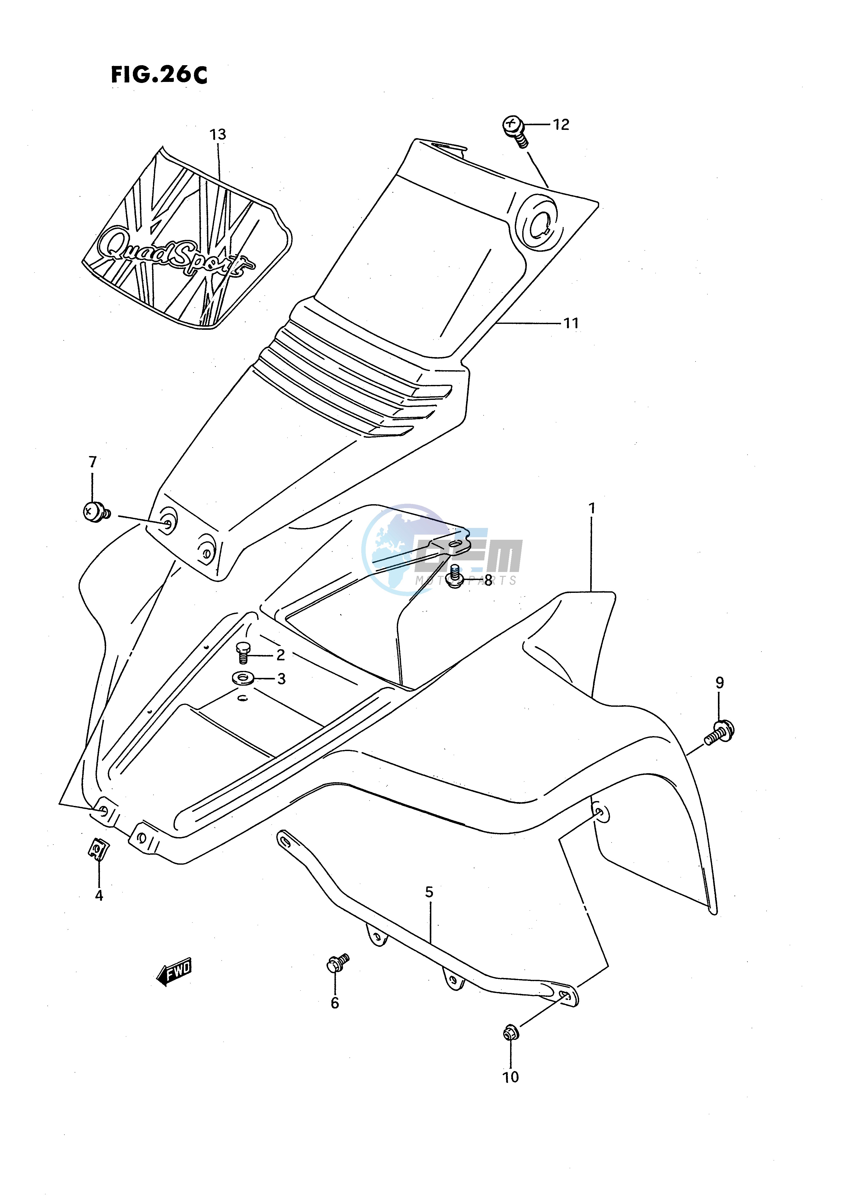 FRONT FENDER (MODEL S)