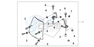 SFX50 drawing WINDSHIELD