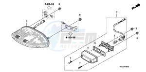 CBF1000FAB drawing TAILLIGHT