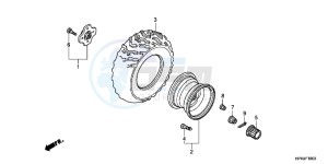 TRX420FEC drawing REAR WHEEL