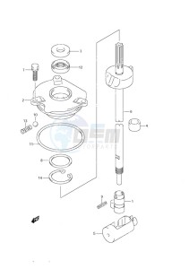 DF 140 drawing Clutch Rod (S/N 682148 & Older)