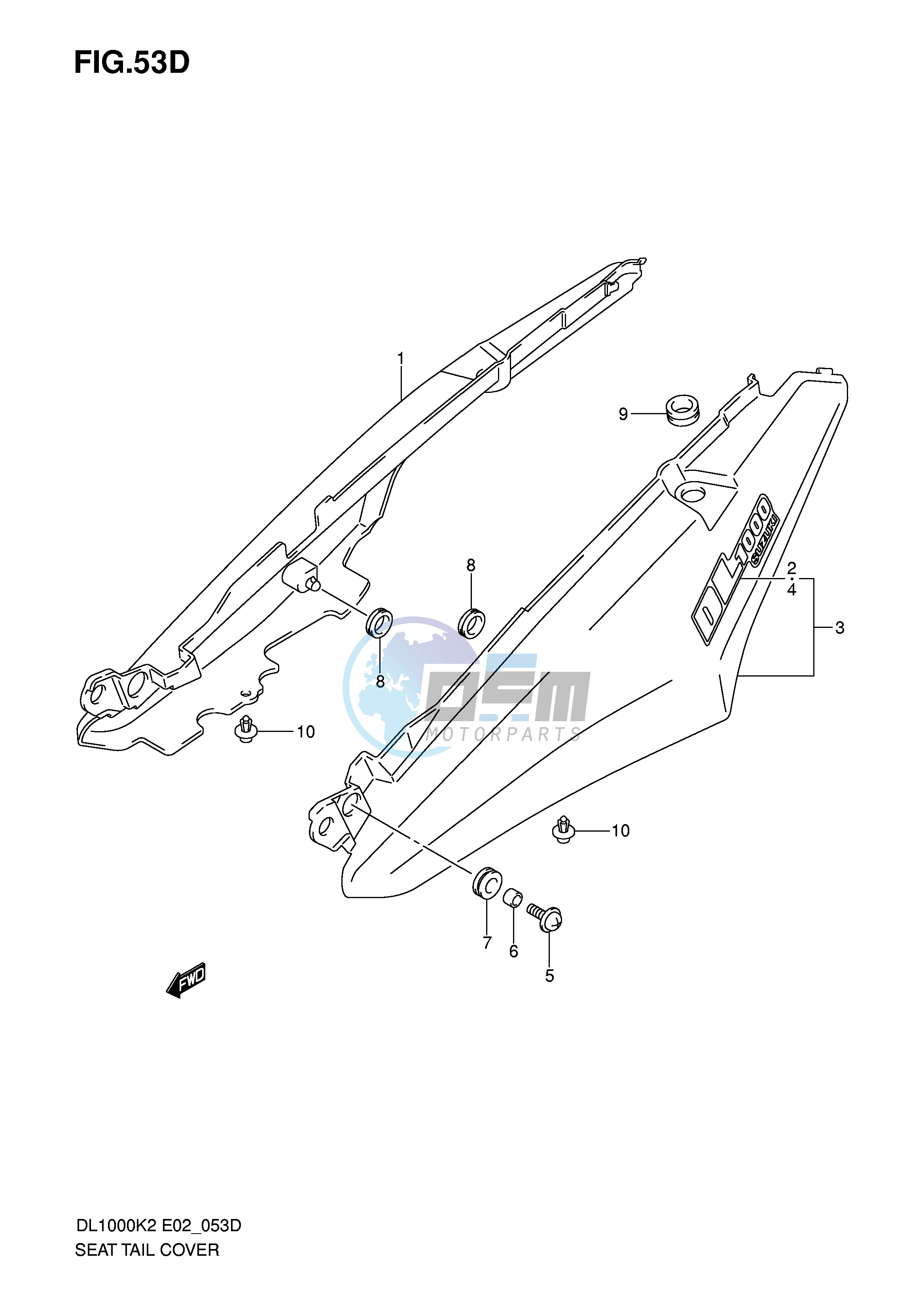 SEAT TAIL COVER (MODEL K6)