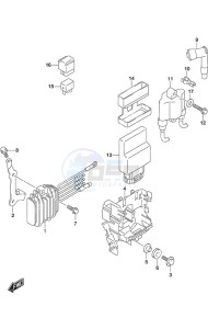 DF 20A drawing Rectifier/Ignition Coil Remote Control