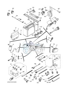 YFM700FWA YFM700DE GRIZZLY 700 (2ES2 2ES3) drawing ELECTRICAL 1