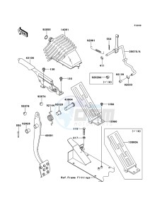 MULE_4010_DIESEL_4X4 KAF950FDF EU drawing Brake Pedal