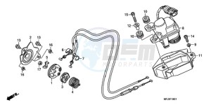 CBR600RRA UK - (E / 3E) drawing SERVO MOTOR