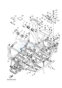 YXM700ES YXM70VPSG VIKING EPS SPECIAL EDITION (B42B) drawing FRAME