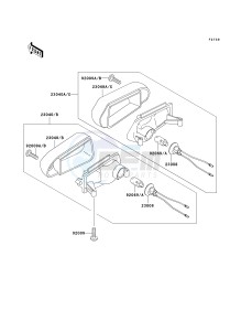 AN 110 C (C6-C7) drawing TURN SIGNALS