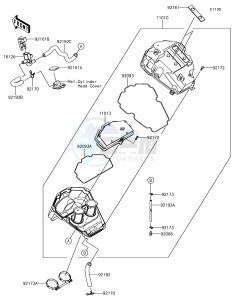 Z650 ER650HJF XX (EU ME A(FRICA) drawing Air Cleaner