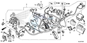 NC700SDE NC700SD 2ED - (2ED) drawing WIRE HARNESS