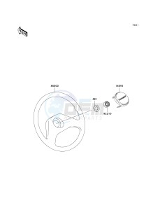 KAF 620 G [MULE 3000] (G6F-G8F) G7F drawing STEERING WHEEL