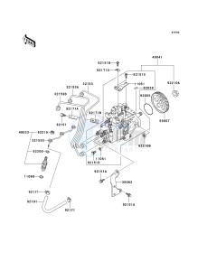 KAF 950 G [MULE 4010 TRANS4X4 DIESEL] (G9F-GAF) GAF drawing FUEL INJECTION