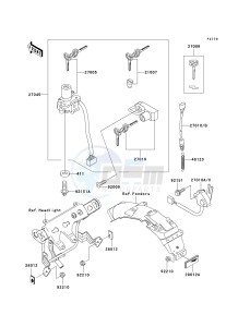 KL 250 G [SUPER SHERPA] (G4-G8 G8 CAN ONLY) [SUPER SHERPA] drawing IGNITION SWITCH