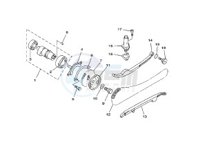 YP MAJESTY 250 drawing CAMSHAFT -CHAIN